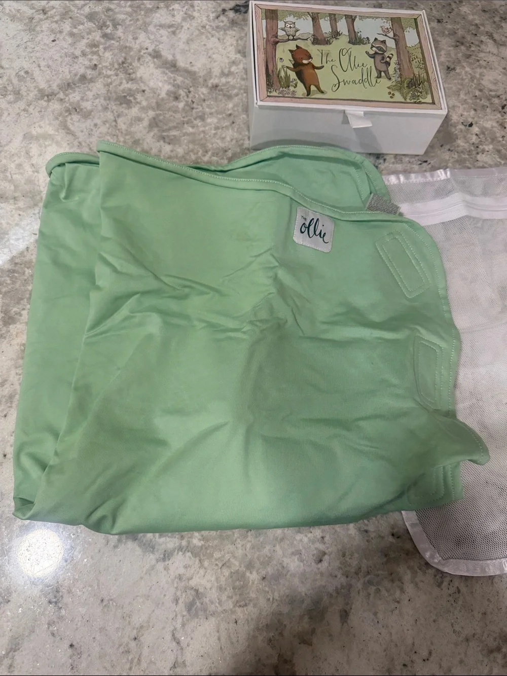 Olli Light Green Kids Sleep Sack Swaddle